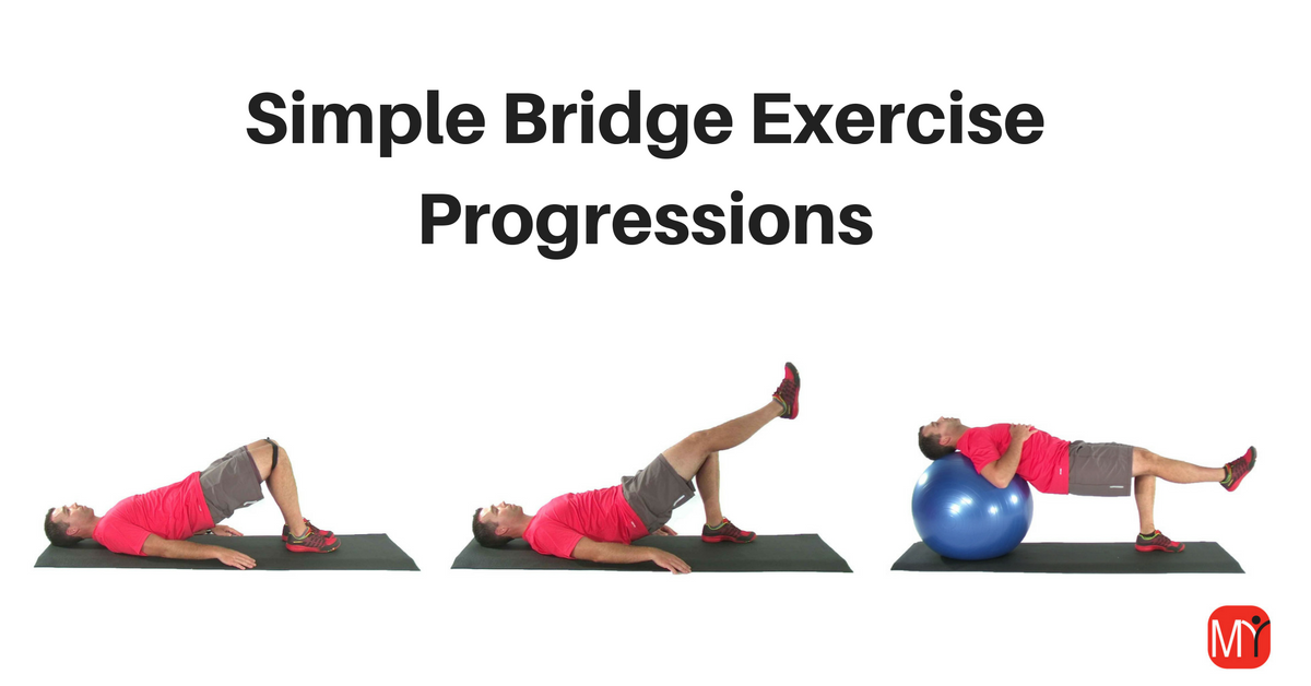 bridge exercise progressions