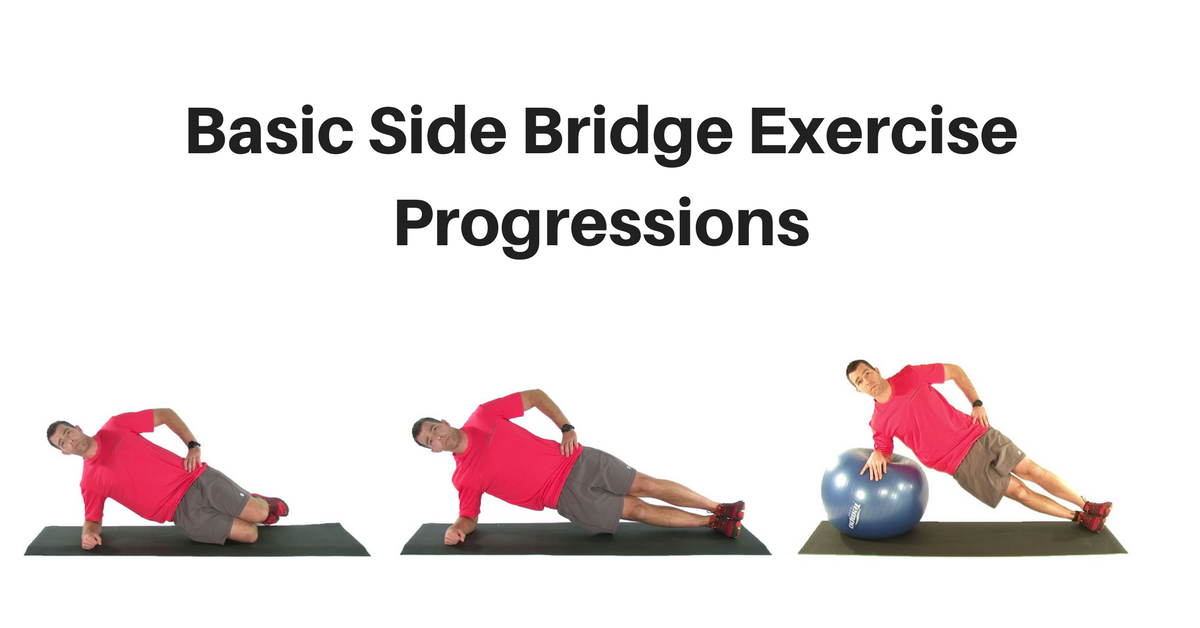 side bridge exercise progressions