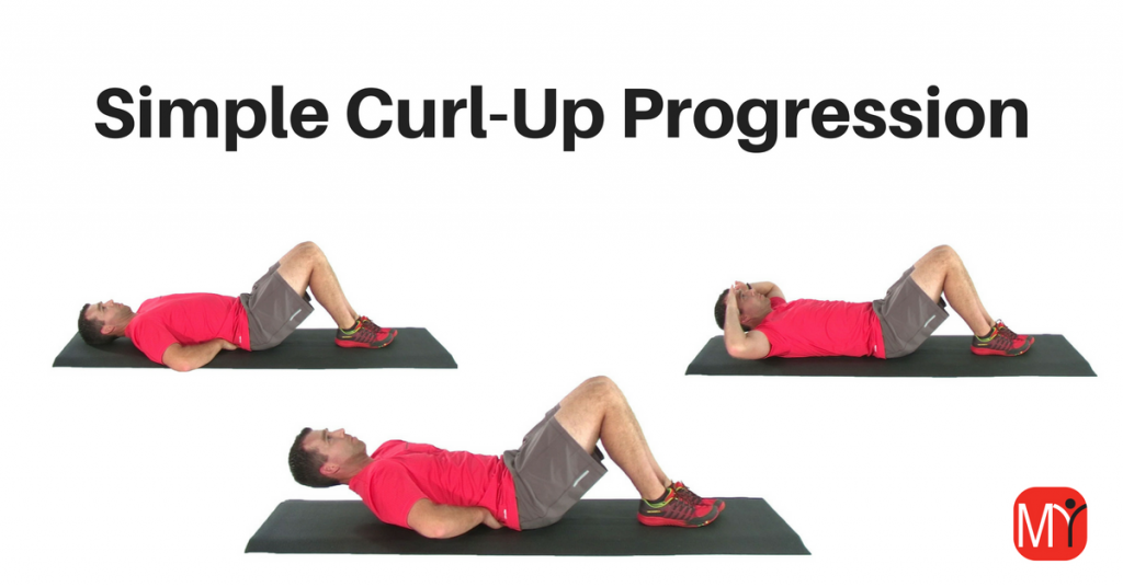 curl up exercise progression