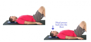 Neck Stability Exercises_ Supine Neck Retraction with Isometric Extension