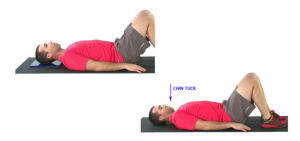Neck Stability Exercises_Basic Supine Neck Retraction