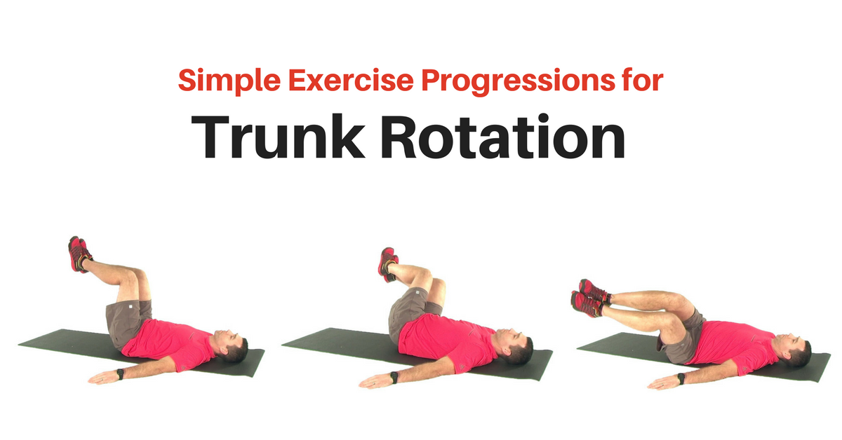 Trunk Rotation Exercise Progression