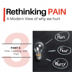 PAIN: A Modern View of Why We Hurt (PART 3: Fear, Learning, and Pain)