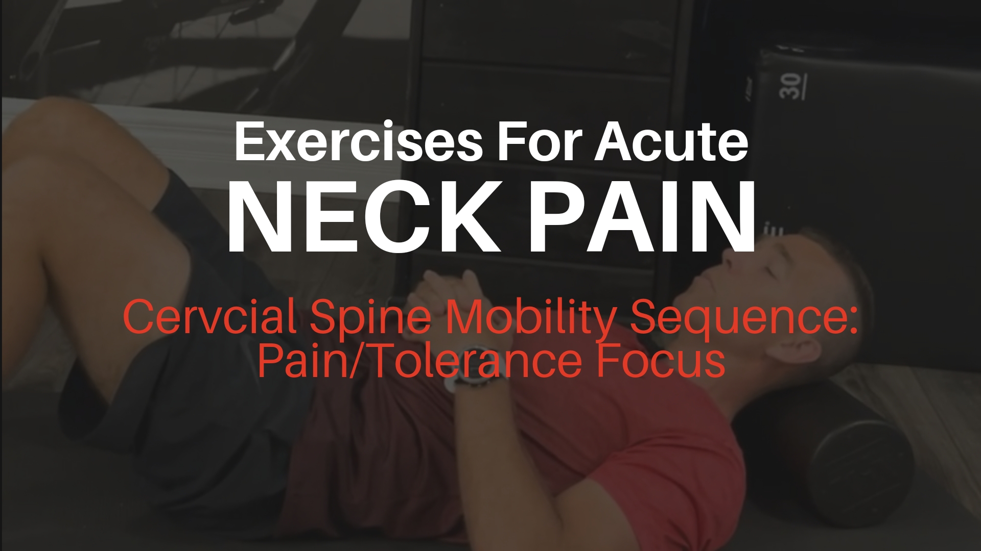 Neck Pain Exercises for aspecific Neck Pain